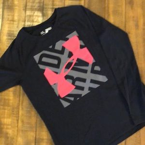 Under armour girls heatgear long size Med EUC